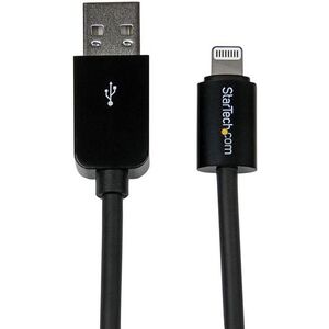 Kabel USB StarTech USB-A - Lightning 1 m Czarny (USBLT1MB)