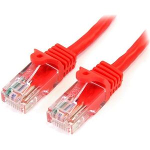 StarTech Patchcord, Cat5e, 1m, czerwony (45PAT1MRD)