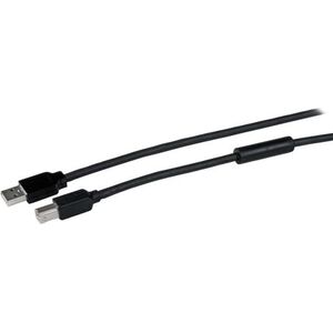 Kabel USB StarTech USB-A - USB-B 15 m Czarny (USB2HAB50AC)