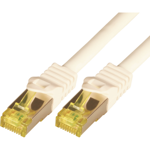 Mcab Patchcord, S-FTP, PIMF, LSZH, 0.5m, biały (3735)