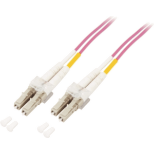 Mcab Patchcord światłowodowy, DUPLEX, LC-LC, 50/125µ, OM4, LSZH, 7,5m fioletowy (7003407)