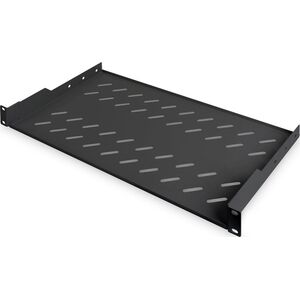 Digitus Półka do montażu stałego w szafach 19" Czarna (DN-19 TRAY-1-SW)