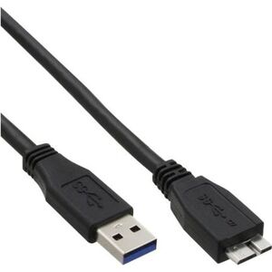 Kabel USB InLine USB-A - micro-B 5 m Czarny (35450)