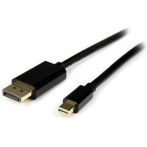 Kabel StarTech DisplayPort Mini - DisplayPort 4m czarny (MDP2DPMM4M)
