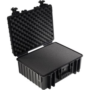 Walizka foto B&W International Type 6000 black incl. pre-cut foam (6000/B/SI)