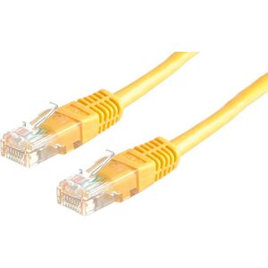 Roline Patchcord UTP 5e. żółty 5.0m (21.15.0562)