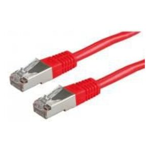 Roline PatchCord S/FTP (PiMF) Kat.6 0.5m Czerwony (21.15.1321)