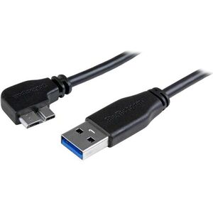 Kabel USB StarTech USB-A - micro-B 1 m Czarny (USB3AU1MLS)