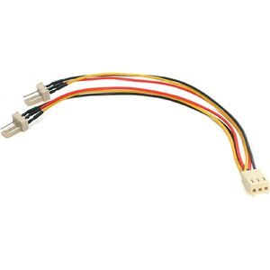 StarTech 3-pin - 3-pin x2, 0.15m, Wielokolorowy (TX3SPLITTER)