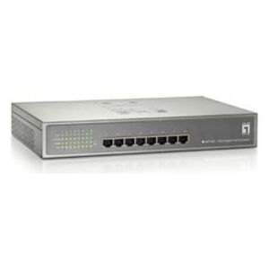Switch LevelOne GEP-0821, 8x 10/100, PoE+