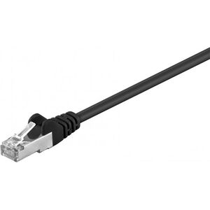 Goobay Patchcord, CAT5e, SF/UTP, 0.5m, czarny (68665)