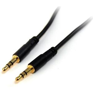 Kabel StarTech Jack 3.5mm - Jack 3.5mm 0.9m czarny (MU3MMS)