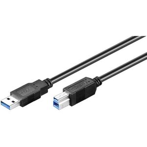Kabel USB Goobay USB-A - 1 m Czarny (95719)