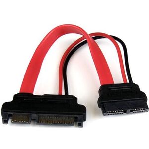 StarTech SATA - SATA Slimline, 0.15m, Czerwony (SLSATAADAP6)