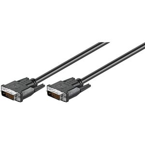 Kabel Goobay DVI-D - DVI-D 0.5m czarny (93295)
