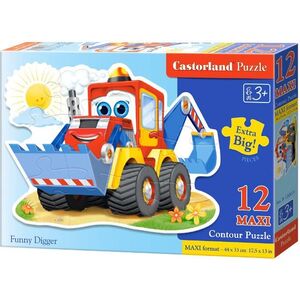 Castorland CASTOR 12 MAXI Zabawna koparka - 120024