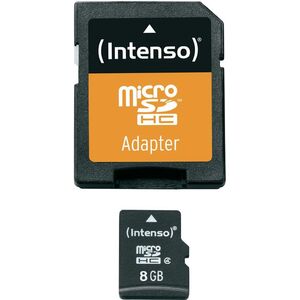 Karta Intenso MicroSDHC 8 GB Class 4  (3403460)