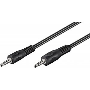 Kabel Goobay Jack 3.5mm - Jack 3.5mm 2.5m czarny (50019)
