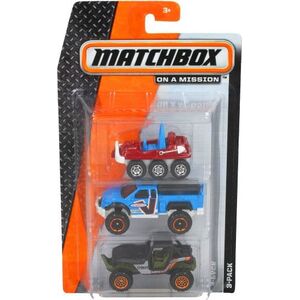 Mattel MatchBox Trzypak samochodów