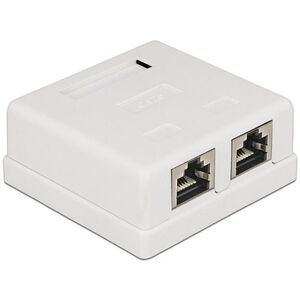 Delock Modular Wall Outlet 2 Port Cat.6 (86269)