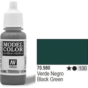 Vallejo Farba Nr100 Black Green 17ml - 70980