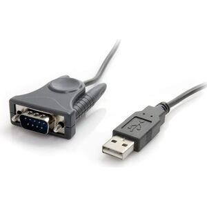 Kabel USB StarTech USB-A - DB-9 0.9 m Szary (ICUSB232DB25)
