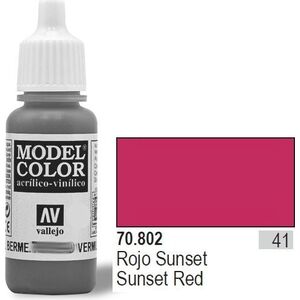Vallejo Farba Nr41 Sunset Red Matt 17ml - 70802