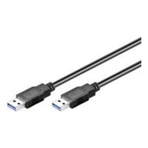 Kabel USB Goobay USB-A - USB-A 1.8 m Czarny (--)