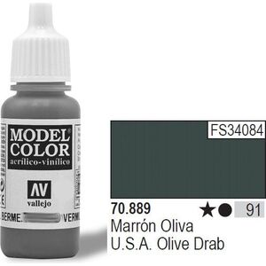 Vallejo Farba matowa Nr 91 Oliwna 17ml (70889)