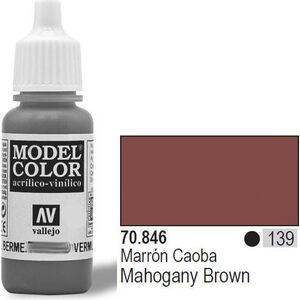 Vallejo Farba Nr139 Mahogany Brown 17ml - 70846