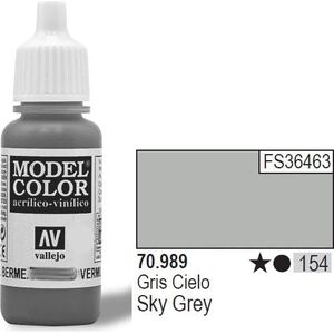 Vallejo Farba Nr154 Sky Grey Matt 17ml - 70989