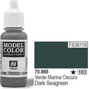 Vallejo Farba Nr163 Dark Seagreen 17ml - 70868