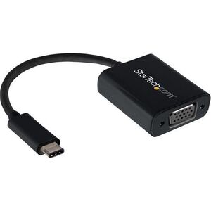 Adapter USB StarTech USB-C - VGA Czarny  (CDP2VGA)