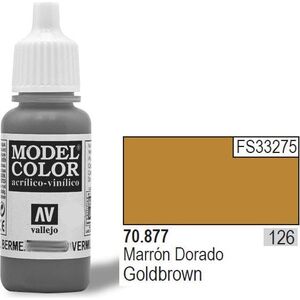 Vallejo Farba Nr126 Goldbrown Matt 17ml - 70877