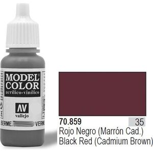 Vallejo Farba Nr35 Black Red Matt 17ml - 70859