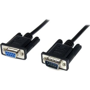 StarTech DB-9 - DB-9, 2m, Czarny (SCNM9FM2MBK)