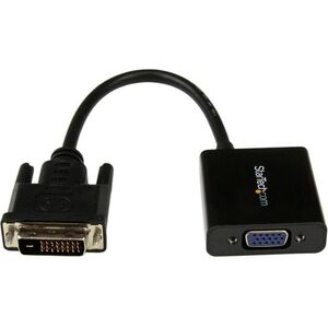 Adapter AV StarTech Kabel StarTech DVI - D-Sub 0.25m Czarny (DVI2VGAE)