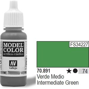 Vallejo Farba Nr74 Intermed. Green 17ml - 70891