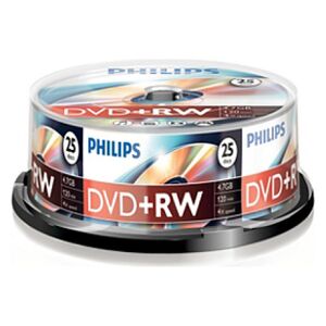 Philips DVD+RW 4.7 GB 4x 25 sztuk (DW4S4B25F/00)