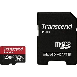 Karta Transcend Premium MicroSDXC 128 GB Class 10 UHS-I/U1  (TS128GUSDU1)
