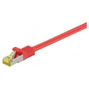 Patchkabel RJ45 S/FTP Cat7 1.00m rot PIMF - ---