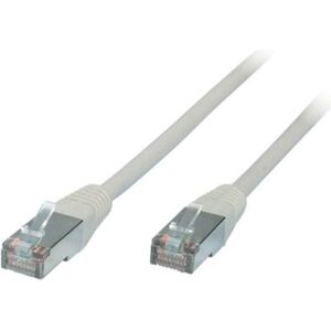 Patchcord F/UTP, Cat5e, 1m, szary
