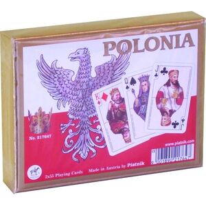 Piatnik Karty Lux 2 Talie Polonia - 2176