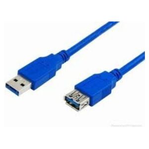 Kabel USB MediaRange USB-A - USB-A 1.8 m Niebieski (MRCS151)