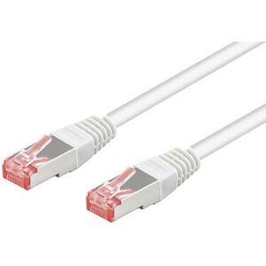 Patchcord S/FTP, Cat6, 1m biały