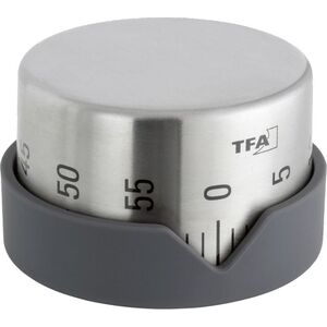 Minutnik TFA mechaniczny srebrny (38.1027.10)