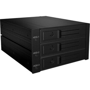 Icy Box Backplane 3x 3.5" HDD SATA I/II/III i SAS HDD, IB-563SSK (56003)