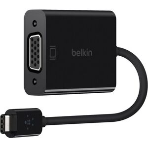 Adapter USB Belkin USB-C - VGA Czarny  (F2CU037BTBLK)