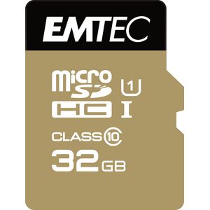 Karta Emtec Elite Gold MicroSDHC 32 GB Class 10 UHS-I/U1  (ECMSDM32GHC10GP)