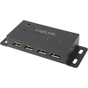 HUB USB LogiLink 4x USB-A 2.0 (UA0141A)